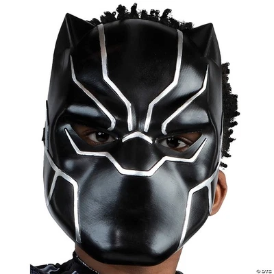 Kids Marvel Black Panther Half Mask - Halloween Mask Horror Costume Accessory - Image 1 of 4