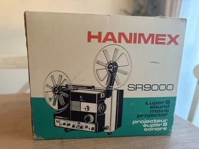 Projetor de Filme de Som Hanimex SR9000 Super 8 - NOVO EM FOLHA NA CAIXA - (NUNCA USADO!!) - Imagem 1 de 4