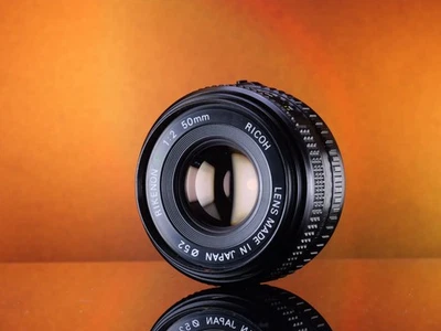 Ricoh Rikenon P 50mm f2 Standard Prime Lens  / Pentax K Mount #184347 - Image 1 of 4