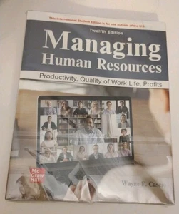 ISE Managing Human Resources Paperback, by Cascio Wayne - International Edition - Picture 1 of 2
