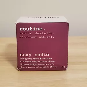Routine Natural Deodorant Sexy Sadie Deodorant, 58g NIB - Picture 1 of 3
