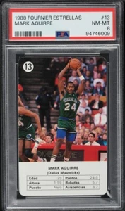 1988 Fournier Estrellas Mark Aguirre #13 PSA 8 - Bild 1 von 2