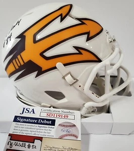 FRANK DARBY AUTOGRAPHED SIGNED ARIZONA STATE SUN DEVILS MINI HELMET JSA COA - Picture 1 of 4