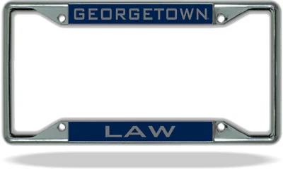 STOCKDALE Georgetown LAW License Plate Frame