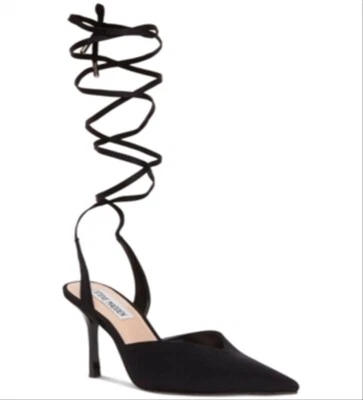 NEW STEVE MADDEN BLACK POINTY STILETTO PUMPS  SIZE 8 M  $89 - Image 1 of 3