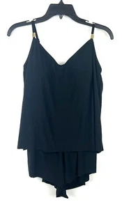 Magicsuit Women’s Black Padded One Piece Slimming Swim Dress Size 8 - Picture 1 of 4