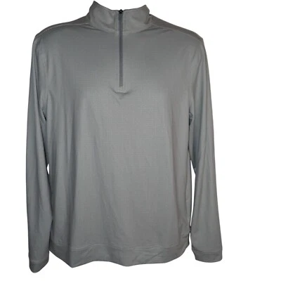 Camisa de golf Southern Tide 1/4 cremallera para hombre rendimiento S gris estampado manga larga Foto 1 de 4