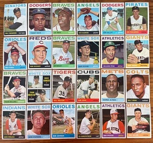 1964 Topps Lot Of 24 Dif, Bill Skowron, Willie Davis, Bob Skinner, Vgex - Picture 1 of 8