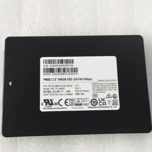 Samsung PM883 960GB SSD 2.5" MZ-7LH9600 SATA III 6.0Gbps MZLH960HAJR-0005 - Picture 1 of 3