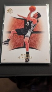 2008 SP Authentic - Manu Ginobli - #91 - San Antonio Spurs