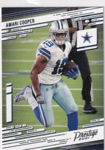 2021 Prestige NFL Panini Football Game No. 7 Amari Cooper