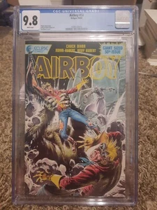 Airboy 50 Cgc 9.8 Eclipse 1989 Last Issue Joe Kubert Horror Death Monster Cover - Picture 1 of 9