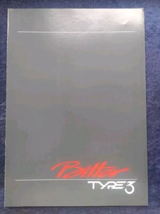 Bitter Type 3 Prospekt 11.1988 - Picture 1 of 3