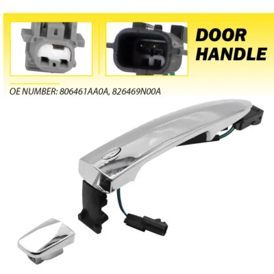 PASSENGER Side Door Handle For Nissan 2009-2014 Maxima Murano/2013-2019 Sentra W - Image 1 of 4