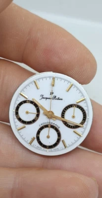 CHRONOGRAPHE ETA VALJOUX 7750 JACQUES POITIER OROLOGIO VINTAGE WATCH MONTRE UHR - Imagen 1 de 4