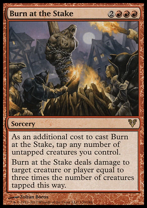 MTG Magic the Gathering Burn at the Stake (130/252) Avacyn Restored LP - Image 1 of 1