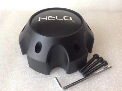 Tapa central negra satinada Helo para llanta 6x5,5 HE878 HE879 HE900 HE901 HE904 Foto 1 de 3