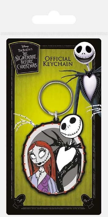 Portachiavi gommato Nightmare Before Christmas Jack e Sally - Image 1 of 1