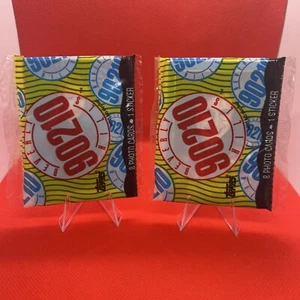 2 Factory Sealed Packs - 1991 Topps Beverly Hills 90210 Vintage Trading Cards - Picture 1 of 2