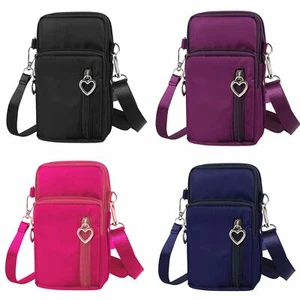Handytasche zum Umhängen Damen Nylon klein 170x100x50mm Handy Umhängetasche - Bild 1 von 13