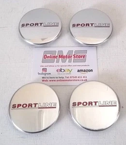 VOLKSWAGEN VW TRANSPORTER T6 - SPORTLINE RADMITTELKAPPE / LEGIERUNG - CHROM - NEU - Bild 1 von 5