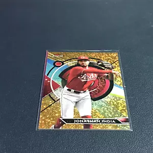 2023 Topps Mejor Jonathan India Oro Mini-Diamante / Base Extendida 50 - Imagen 1 de 2