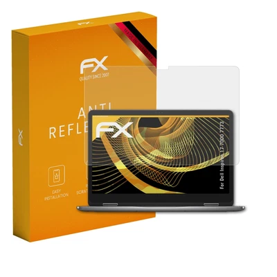 atFoliX 2x Screen Protection Film for Dell Inspiron 17 7000 7773 matt&shockproof - Image 1 of 4