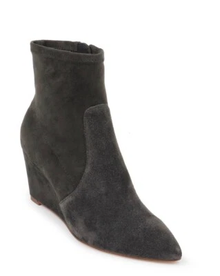 ВЕЛИКОЛЕПНЫЙ - NIB - PLATT НА ТАНКЕТКЕ ЗАОСТРЕННЫЙ НОСОК БОТИНОК - СЕРЫЙ - РАЗМЕР 6 - 3" КАБЛУК - Изображение 1 из 4