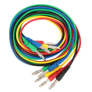 P1043 4mm Banana Plug Test Line Injection Molded Male To Male Multimeter Wi MFS - Picture 1 of 7