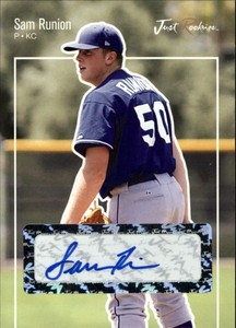 2007 Just Rookies Autographs #52 Sam Runion Auto - NM-MT