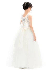 A-Line Flower Girl Dress Special Occasion Dress Birthday Party Dress Ball Gown - Picture 1 of 45
