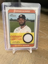 Yordan Alvarez 2023 TOPPS HERITAGE CLUBHOUSE COLLECTION PW JERSEY #CCR-YA ASTROS