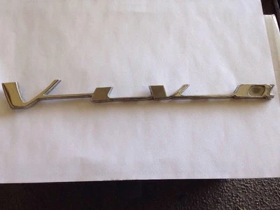 Vintage Viva Vauxhall UK Script   Emblem Nameplate Sign Badge Original - Image 1 of 4