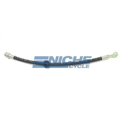 Honda CB360 CB400 CB450 CB500 CB550 CB750 Lower Front Brake Hose 14.5" - Image 1 of 2
