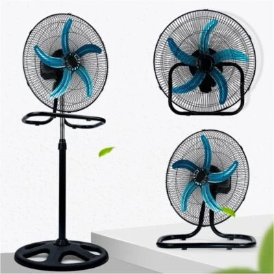 Ventilatore 3 in 1 a piantana parete tavolo terra 5 pale 3 velocità 50W - Immagine 1 di 4