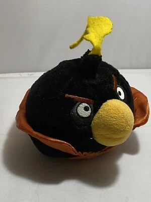 Angry Birds Black Bomb Space Plush Sound Working Commonwealth 5" - Image 1 of 4