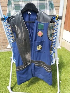 Beretta Skeet Vest Size 44" Leather Panels - Picture 1 of 2