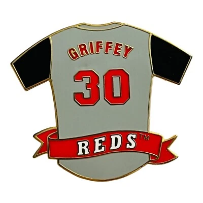 Vintage Ken Griffey Jr Jersey Lapel Hat Pin Cincinnati Reds Baseball Fan Gift - Image 1 of 4