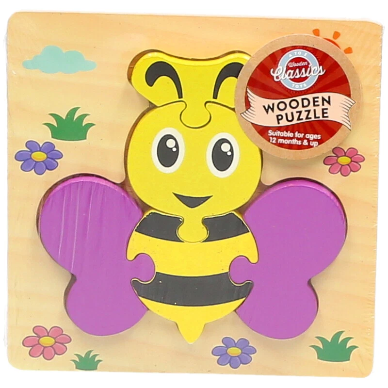 My 1st Wooden Bumble Bee Child's Puzzle Suitable From 12 Months+ - Image 1 of 1