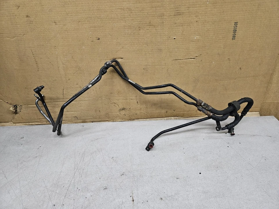 2005-2011  AUDI A6 C6 QUATTRO Oil Cooler Line Hose Assembly 3.2L 4F0317822E - Image 1 of 4