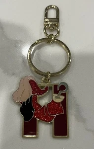 Disney Parks Captain Hook Alphabet H Buchstabe Schlüsselanhänger rot mit Glitzer Neu 2022 - Bild 1 von 2