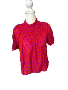 Top THML Malibu Naranja Magenta Rayas Talla Pequeña - Imagen 1 de 6