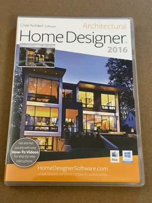 Chief Architect Home Designer Architectural Software 2016 Win/Mac - Missing Code - Image 1 of 3