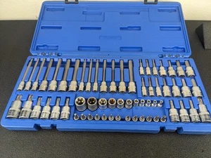 #bm574 Cornwell CBS-MTH62S 62 Pc 1/4" 3/8" 1/2" Drive Master Hex & Star Bit Set - Bild 1 von 22