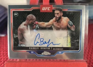2025 Topps UFC Chrome Gabriel Bonfim Rookie Auto RC Rookie #CRA-GB - Picture 1 of 4
