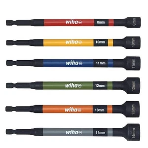 Wiha Set di Dadi Magnetici con Codifica a Colori Set Metrico (6 Pezzi) - Foto 1 di 7