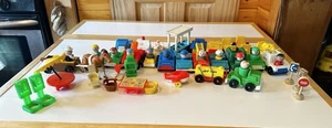 Vintage Fisher Price Little People Fahrzeuge riesiges Konvolut über 50 Teile L@@K - Bild 1 von 9