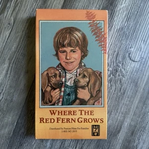 Where The Red Fern Grows VHS Tape 1974 - Picture 1 of 6