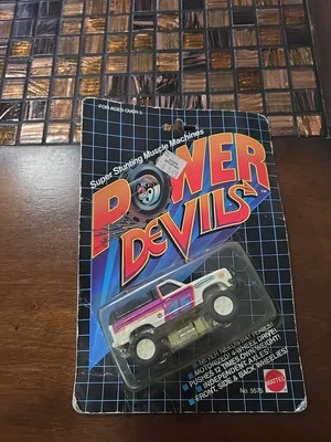 Vintage 1982 Mattel Power Devils 🛞 BADLANDS BRONCO Die-Cast #45 RARE 5575 NEW - Image 1 of 4