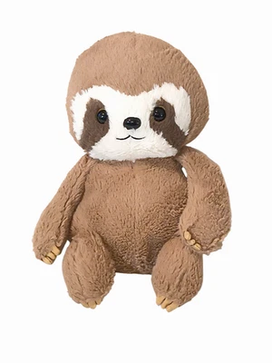 Hallmark Brown Baby Sloth Plush Stuffed Beanbag Toy 9" - Image 1 of 4